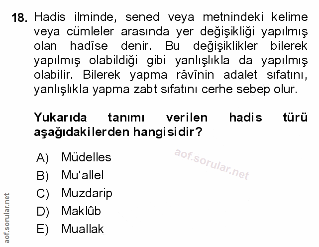 Soru 18
