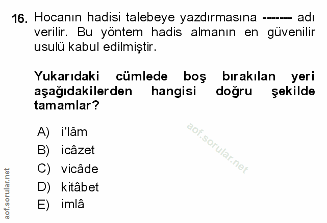 Soru 16