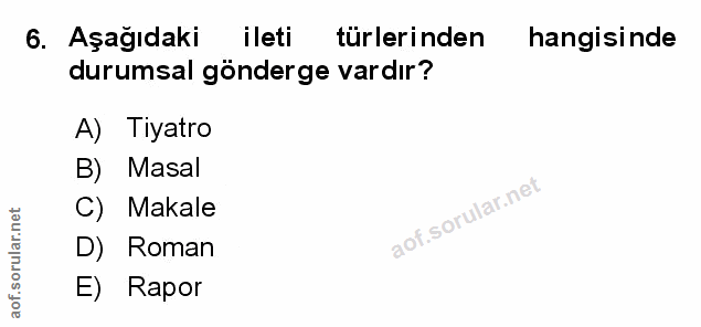 Soru 6