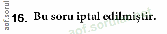 Soru 16