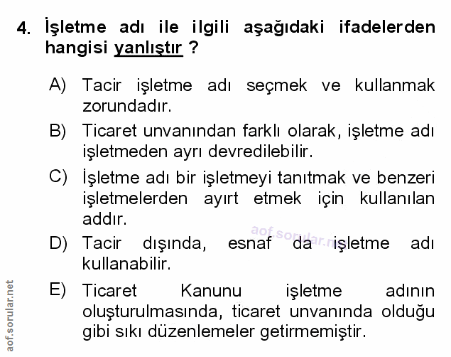 Soru 4