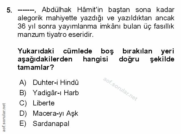 Soru 5