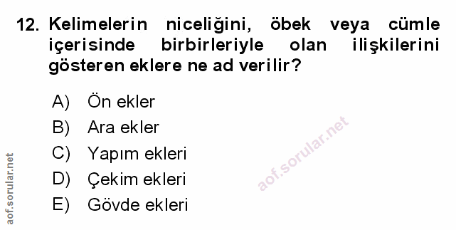 Soru 12