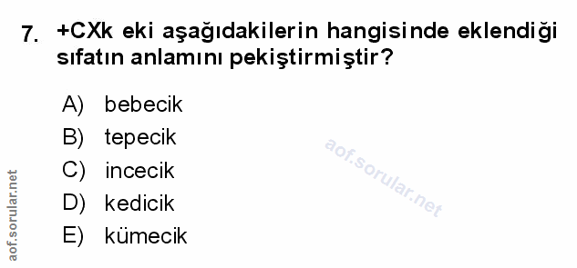Soru 7