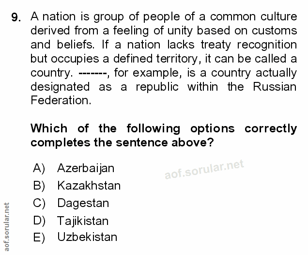 Soru 9