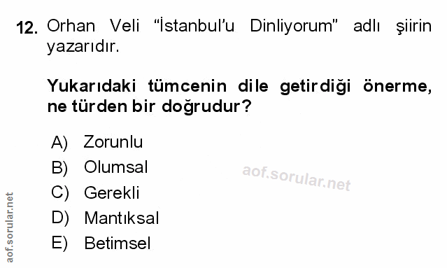 Soru 12