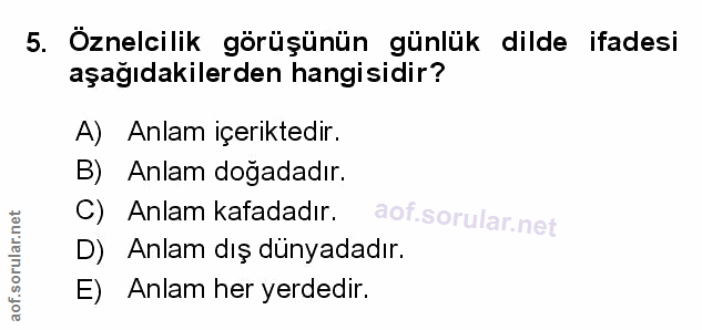 Soru 5