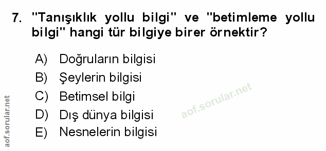 Soru 7
