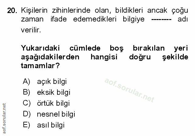 Soru 20