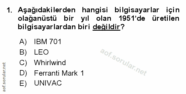 Soru 1