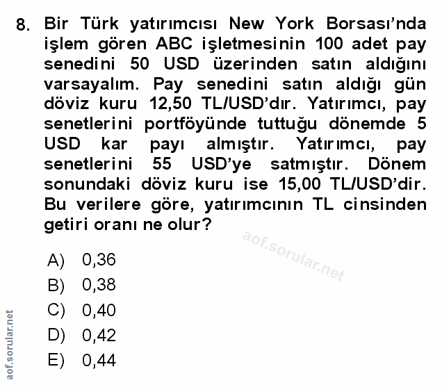 Soru 8