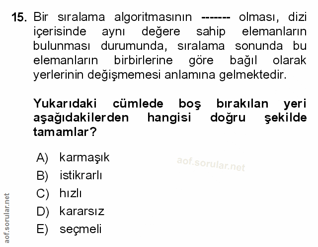 Soru 15