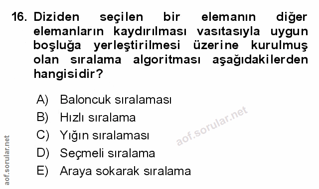 Soru 16