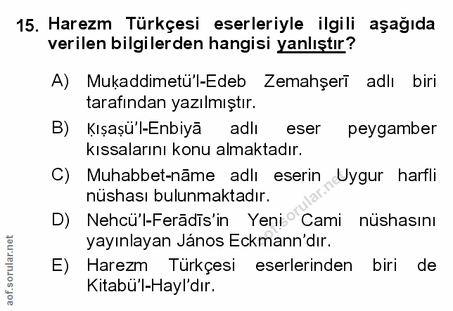 Soru 15