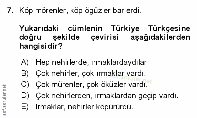 Soru 7