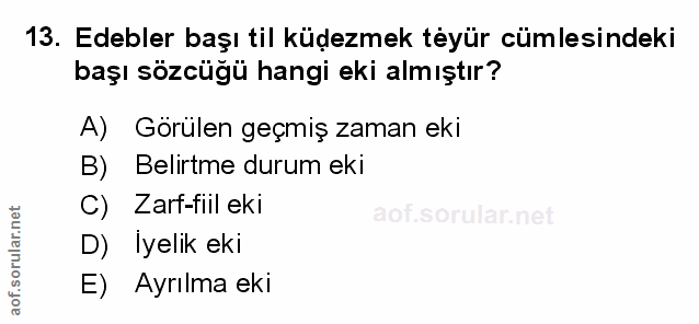 Soru 13