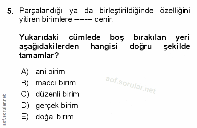 Soru 5