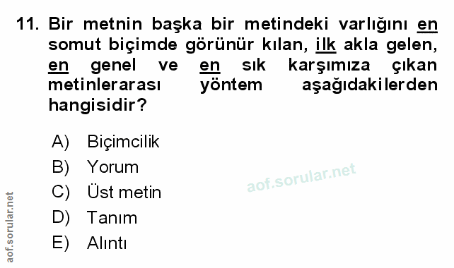 Soru 11
