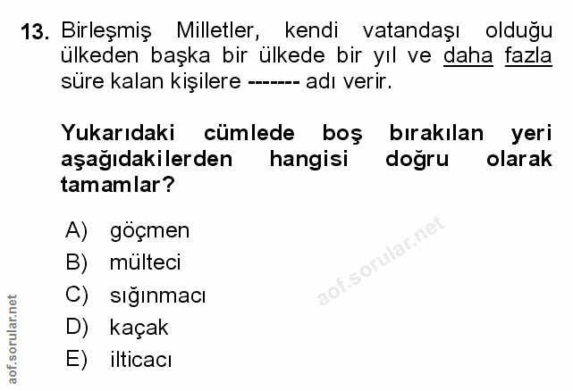 Soru 13