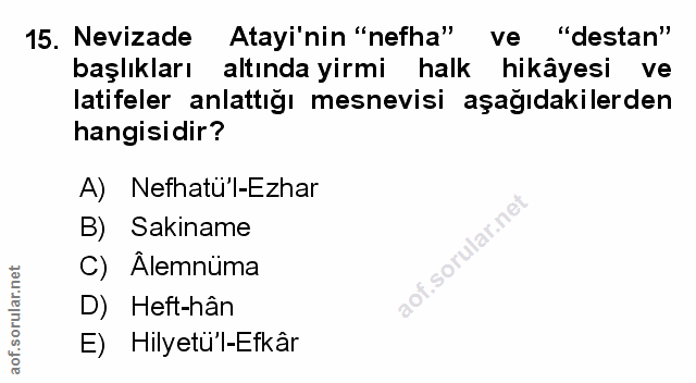 Soru 15
