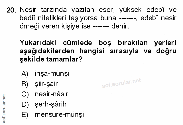 Soru 20