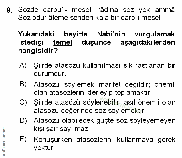 Soru 9