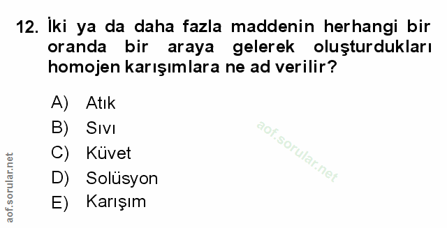 Soru 12