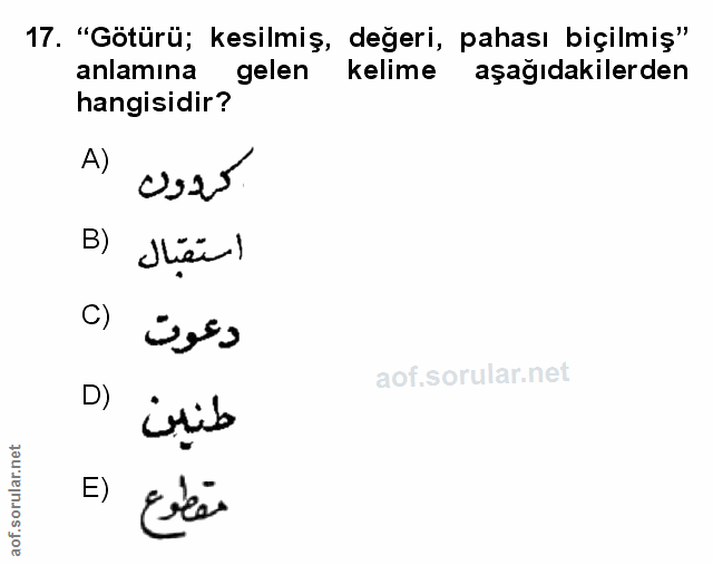 Soru 17