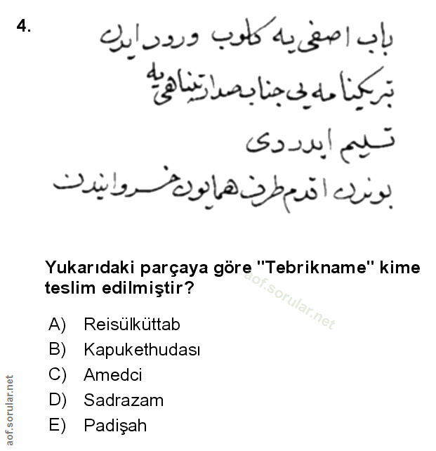 Soru 4