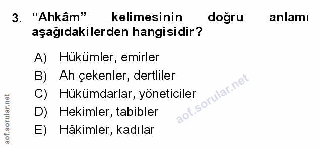 Soru 3