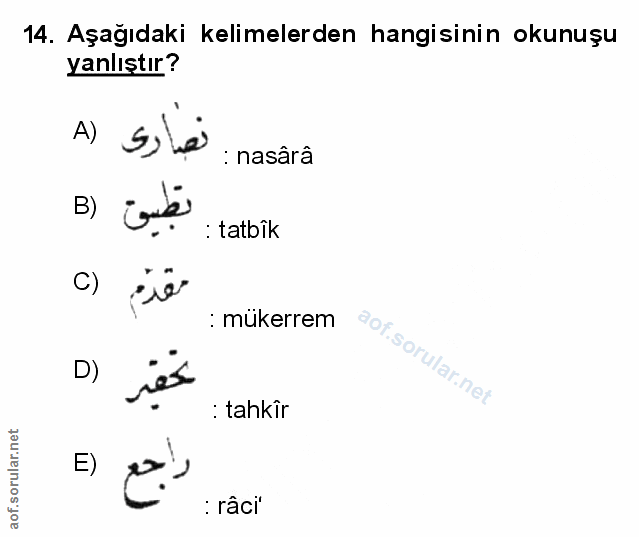 Soru 14