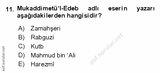 Soru 11