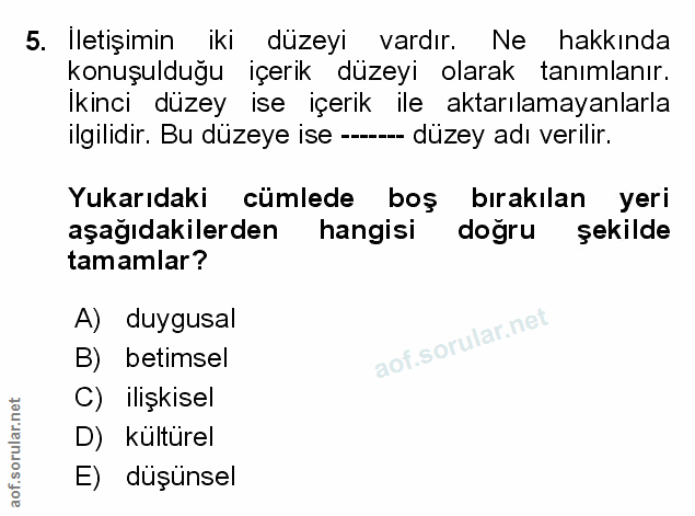 Soru 5