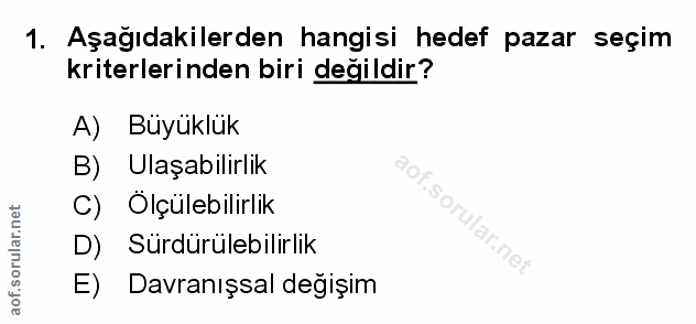 Soru 1