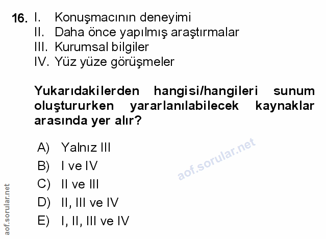 Soru 16