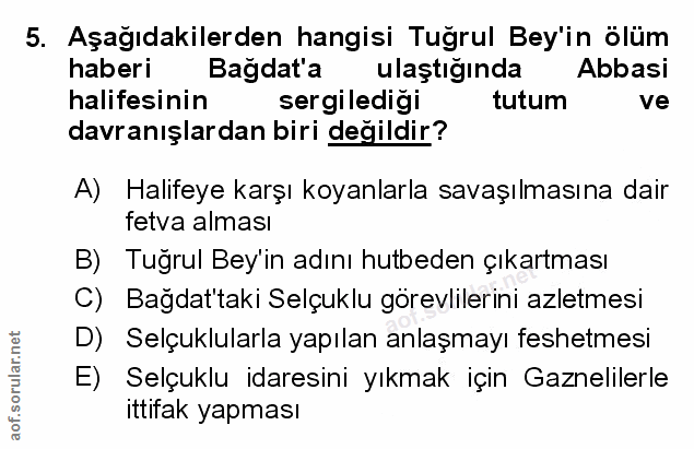 Soru 5