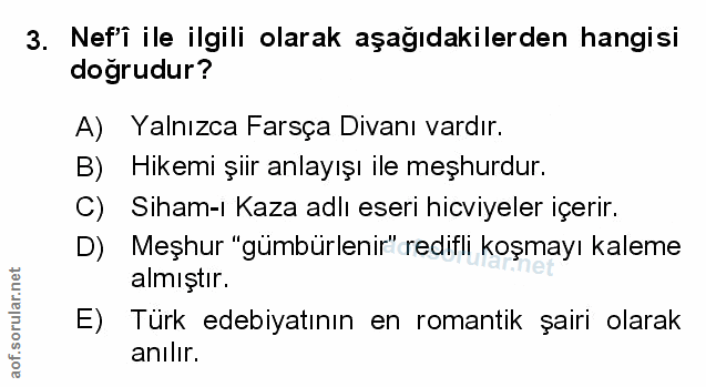 Soru 3
