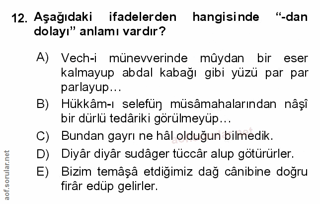 Soru 12