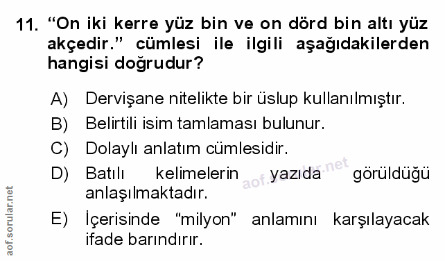 Soru 11