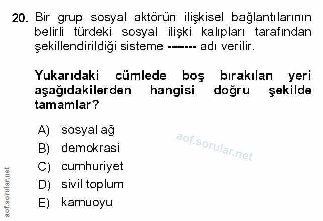 Soru 20