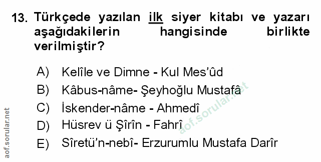 Soru 13
