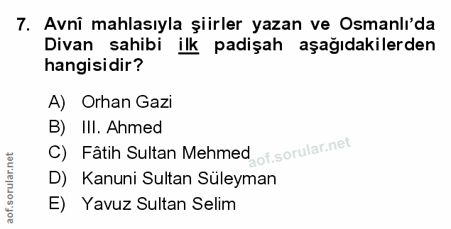 Soru 7