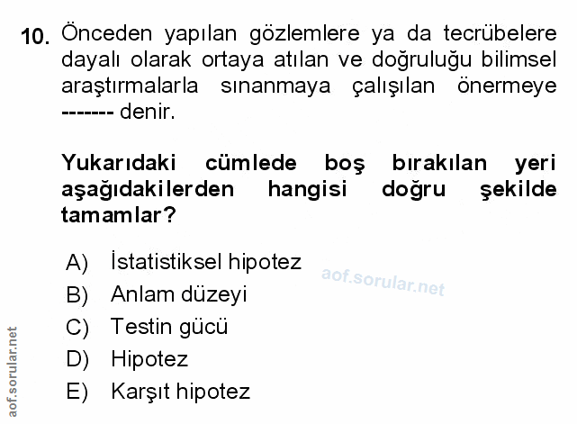 Soru 10