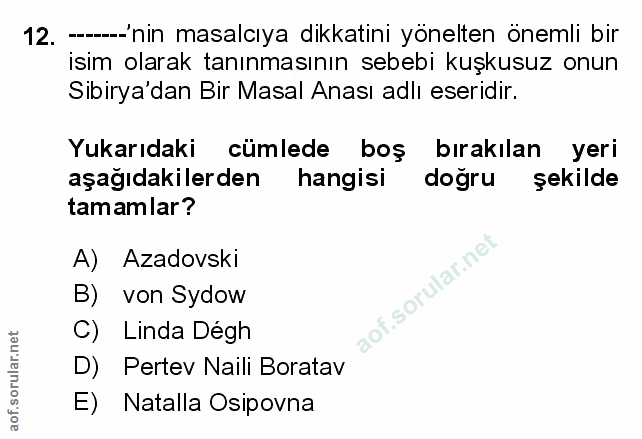 Soru 12