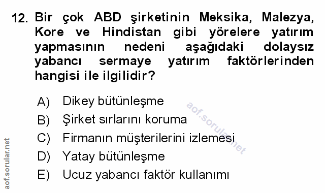 Soru 12