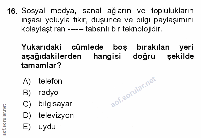 Soru 16