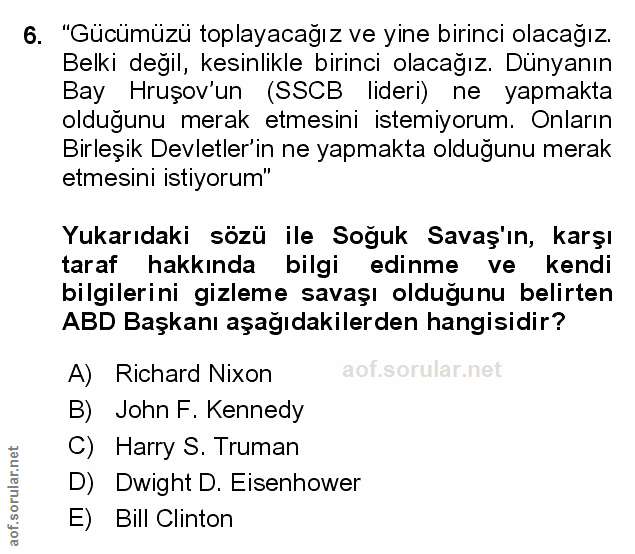 Soru 6