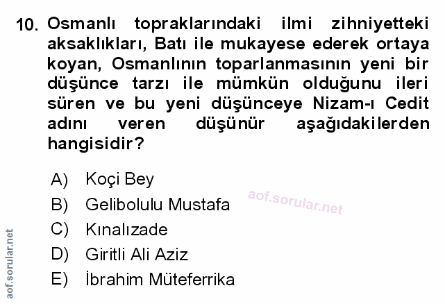 Soru 10