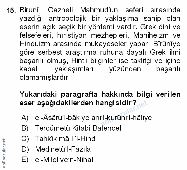 Soru 15