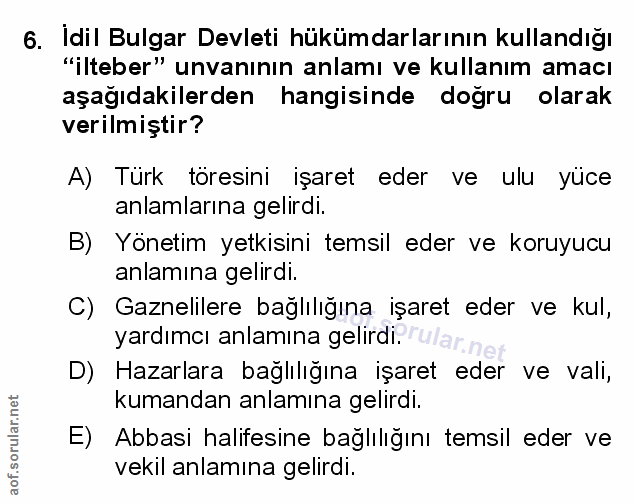 Soru 6